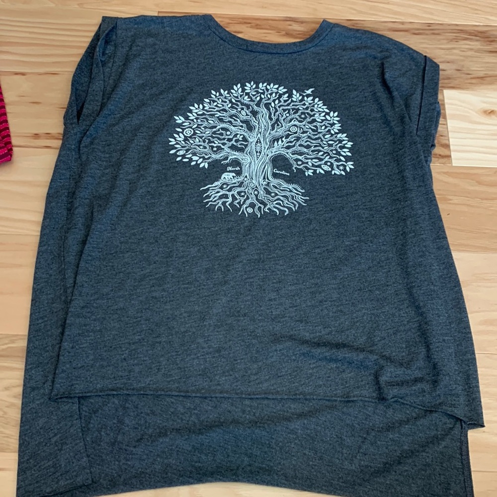 cute gray sleeveless top